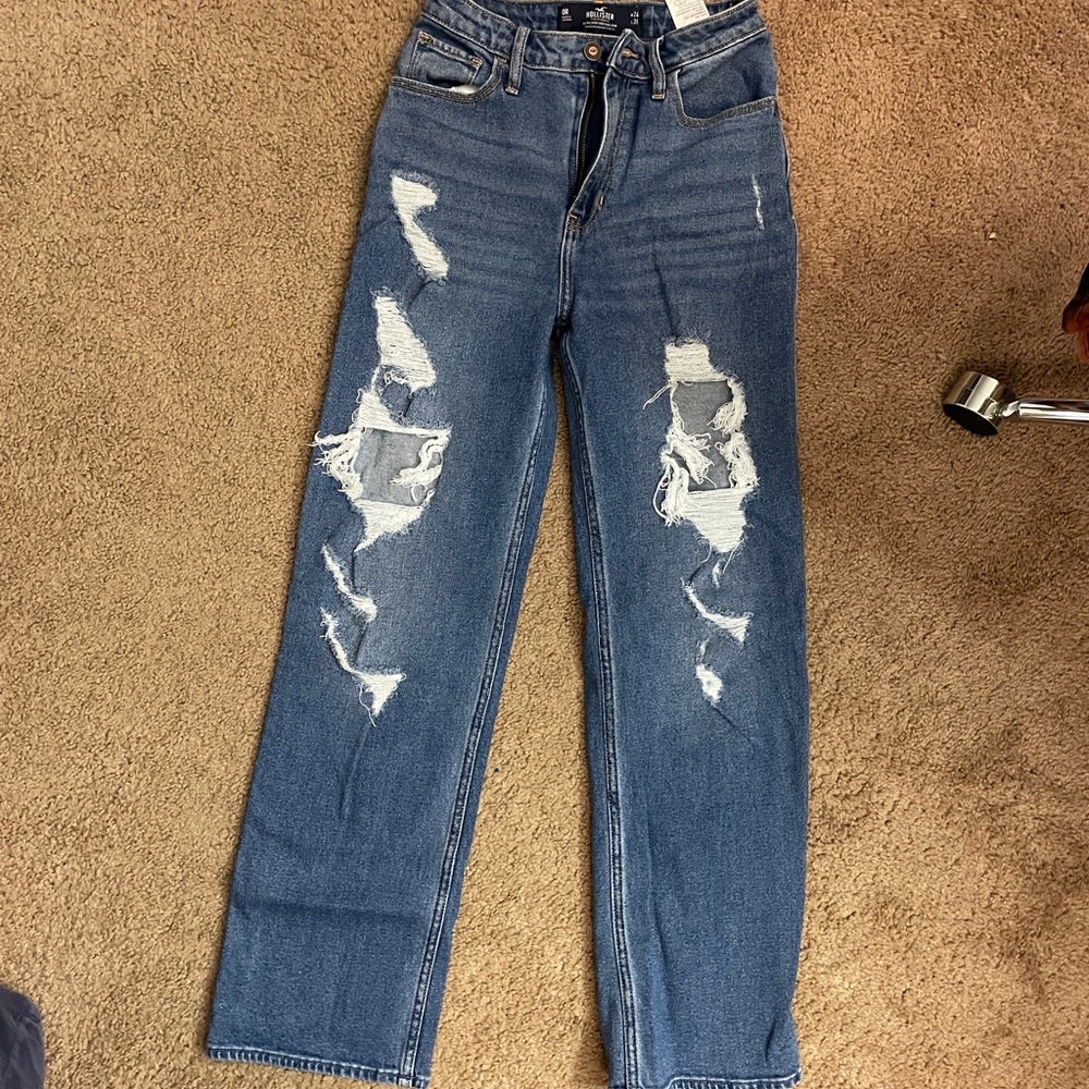 Hollister ultra high rise dad jeans